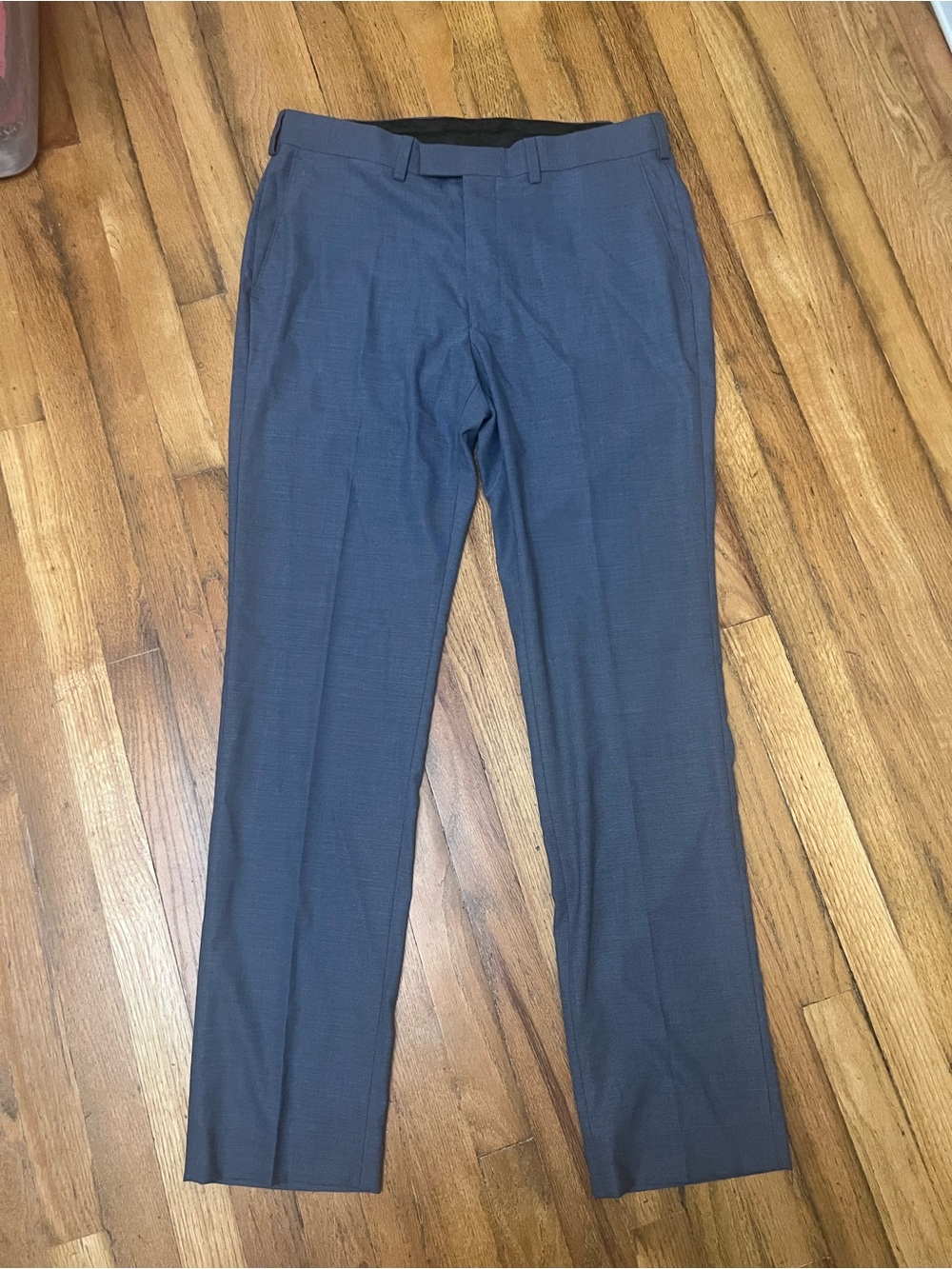 Kenneth Cole Men's Slate Blue Dress Pants